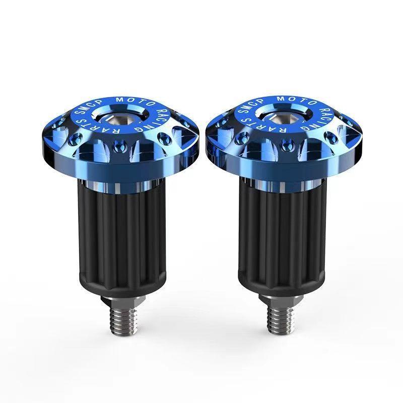 2 Stück Motorrad Lenkergriffkappen Schieber Universelle Lenkerendkappe Stecker Motorrad Dirt Bike Zubehör