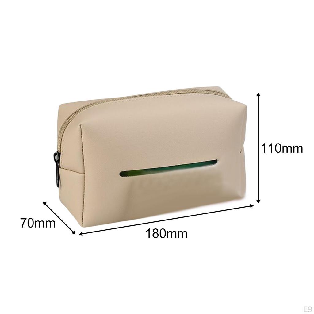 Box, Sun Visor Seat Back Hanging Organizer Practical Armrest Durable Napkin Case for Vehicles RV