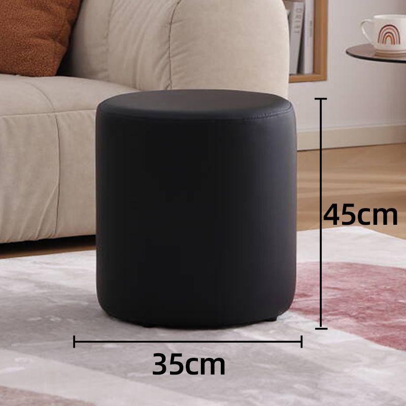 Wooden Ottomans Living Room Nordic Vanity Stool Modern Low Step Stools Office Decorative Ottoman Pouf Aesthetic Room Furnitures