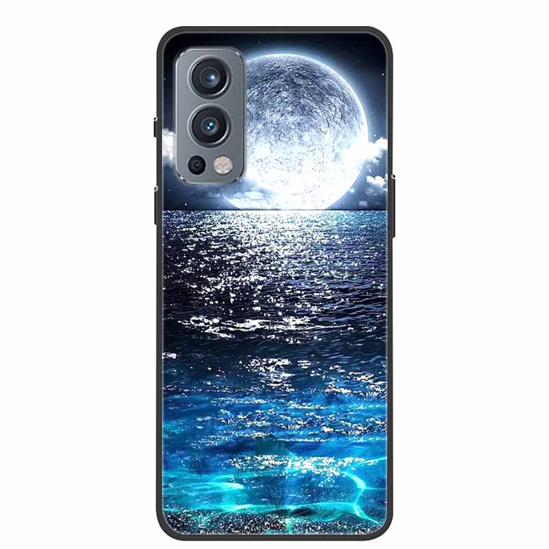Black Silicone Case For OnePlus Nord 2 5G Phone Case Cover Soft Funda For One Plus OnePlus Nord 2 Back Cover Case 1+Nord 2 Nord2