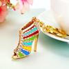 High Glamorous Heel Shoe Keychain Premium Metal Keyring Great For Holiday And Party Favors