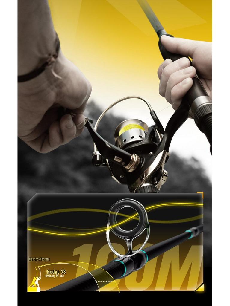 Sea Dragon King 500m 8-Strand PE Fishing Line: 300m Smooth Anchoring for Big Fish Sea Fishing