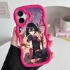 Akame Kurome Wavy Edge TPU Mobile Phone Case for iPhone 17 16 15 14 13 12 11 Air Pro Max Plus Colorful Cover