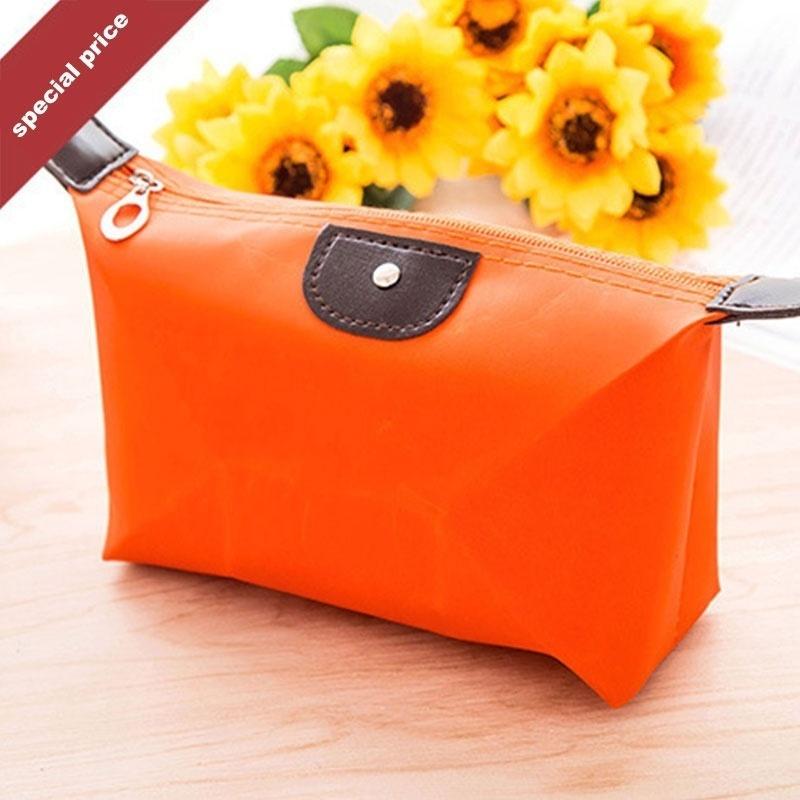 Fashion Lady Travel Make Up Cosmetic Pouch Bag Clutch Handbag Casual Purse HOT (Color:11 Colors)