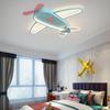Colorful Children's Room Ceiling Fan Lamp Simple Modern Aircraft Bedroom Light Home Ceiling Luminaire Surface Mounted Chandelier