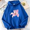 Casual Flower Print Hoodies Hoodies Sweatshirts Women Tops Spring Autumn Winter Oversized Graphic Hoody