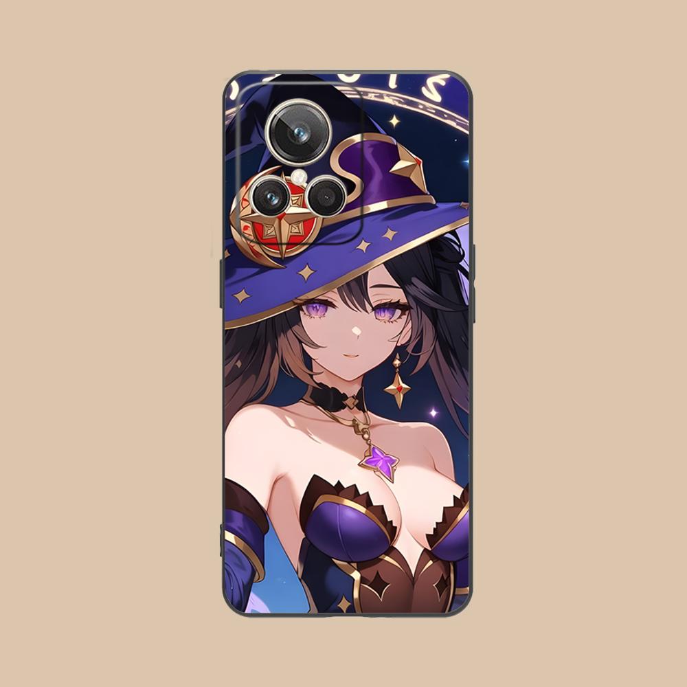 Game GI Mona Matte TPU Mobile Phone Case for Realme 15 14 13 12 11 10 9 Pro Plus T i Lite 5G Colorful Printing Cover