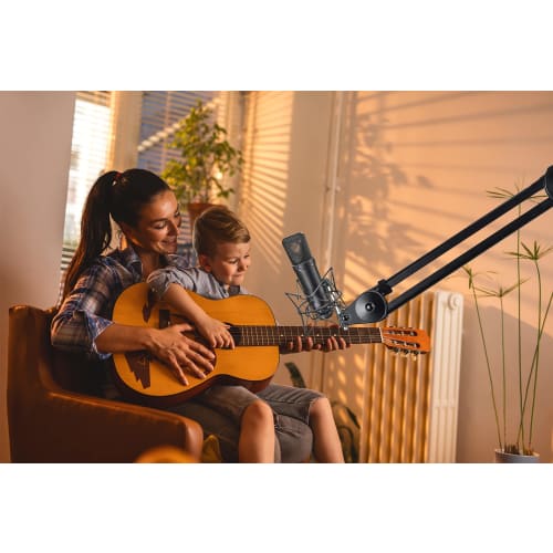 SUUNTOK Microphone Shock Mount, Anti-Vibration Microphone Holder, Spider Recording Microphone Shock Mount Stand Compatible with Neumann U87 Ai, U89 I,