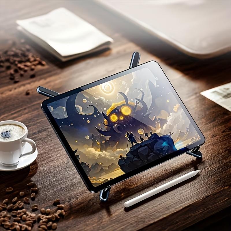 Handy- und Laptop-Ständer aus Aluminiumlegierung mit magnetischer Basis und 8-stufiger Höhenverstellung, geeignet für iPad und Mobiltelefone