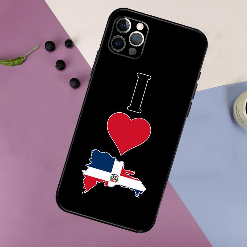 

Dominican Republic Flag Phone Case For iPhone 17 16 15 14 11 12 13 Pro Max Plus 12 13 mini 16e 17 Air Bumper Cover iPhone 17 Pro