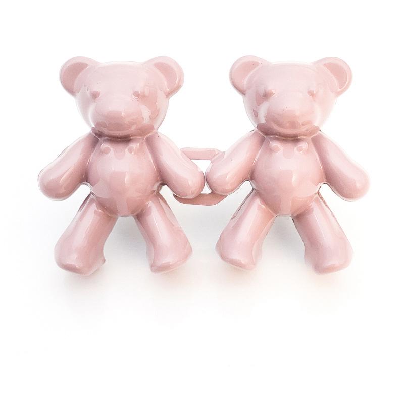 Adjustable Bear Waist Buckle Skirt Decor