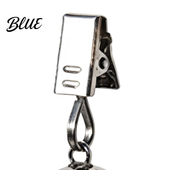 Curtain Weights Metal Clip Outdoor Duty Tablecover Weight Heavy Ball Tablecloth Weight with Clips Rustproof