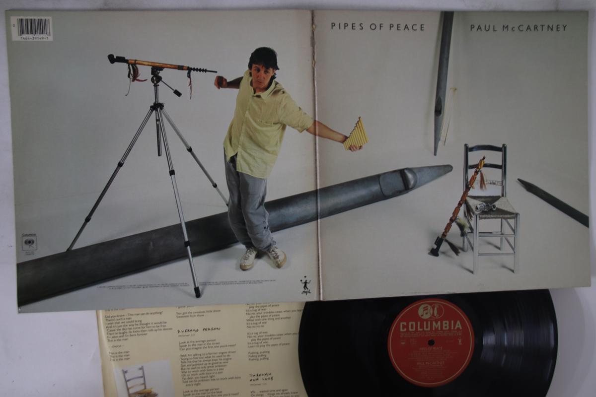 

LP Record PAUL MCCARTNEY - Pipes Of Peace AL39149 COLUMBIA 1983 US Rock Used