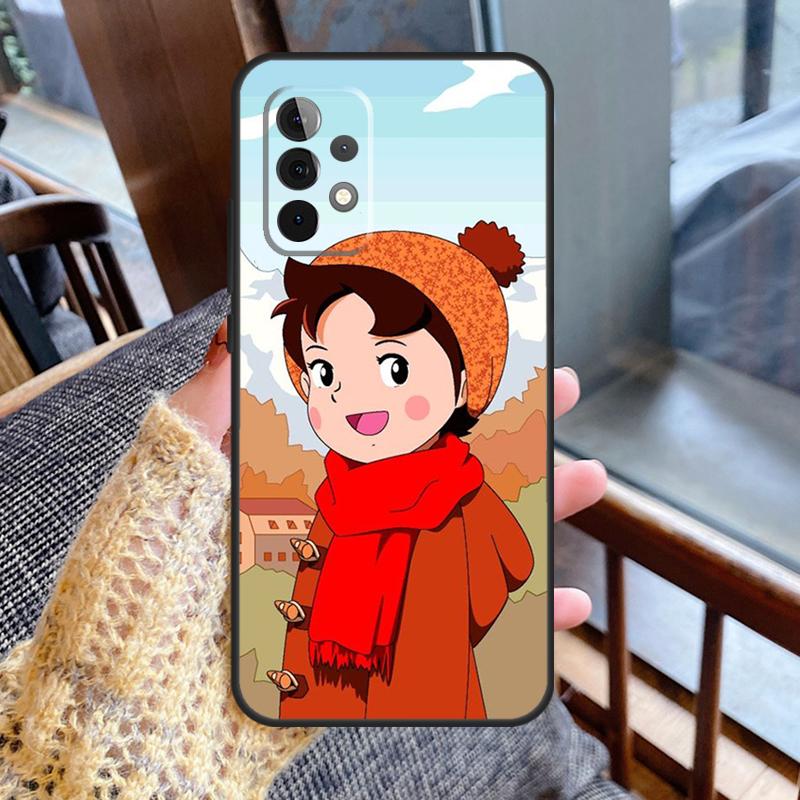 Heidi Cartoon Case For Samsung Galaxy A52 A32 A12 A13 A33 A53 A52S A50 A51 A71 A14 A34 A54 Back Cover