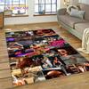 Alfombra para el Suelo más Reciente de la Película Fast & Furious X 10 Vin Diesel para Sala de Estar, Dormitorio, Decoración del Hogar, Decoración Antideslizante para Sofá, Felpudo