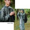 Kiu Rain Rain Protection for Typhoons and Rainy Raincoat with Storage and Unisex for Men and Light Air-Light Poncho, Waterproof, Water-Repellent,