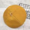 Women Fashion PU Hat Octagonal Beret British Style Painter Autumn Winter All Match