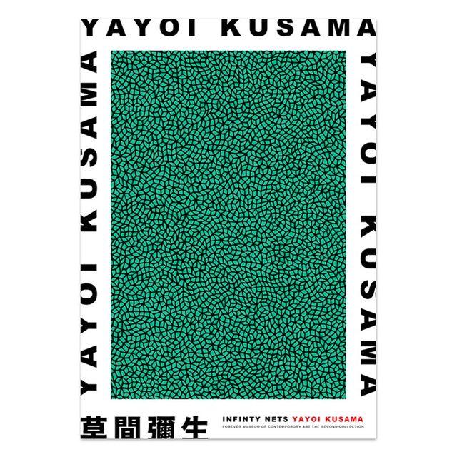 Yayoi Kusama Pumpkin Posters Abstract Nordic Canvas Painting Modern Wall Art Prints Gallery Decor Pictures for Living Room Decor