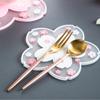 Cherry Blossom Silicone Cup Coaster PVC Dining Table Mat Heat Insulation Pad Bowl Pad