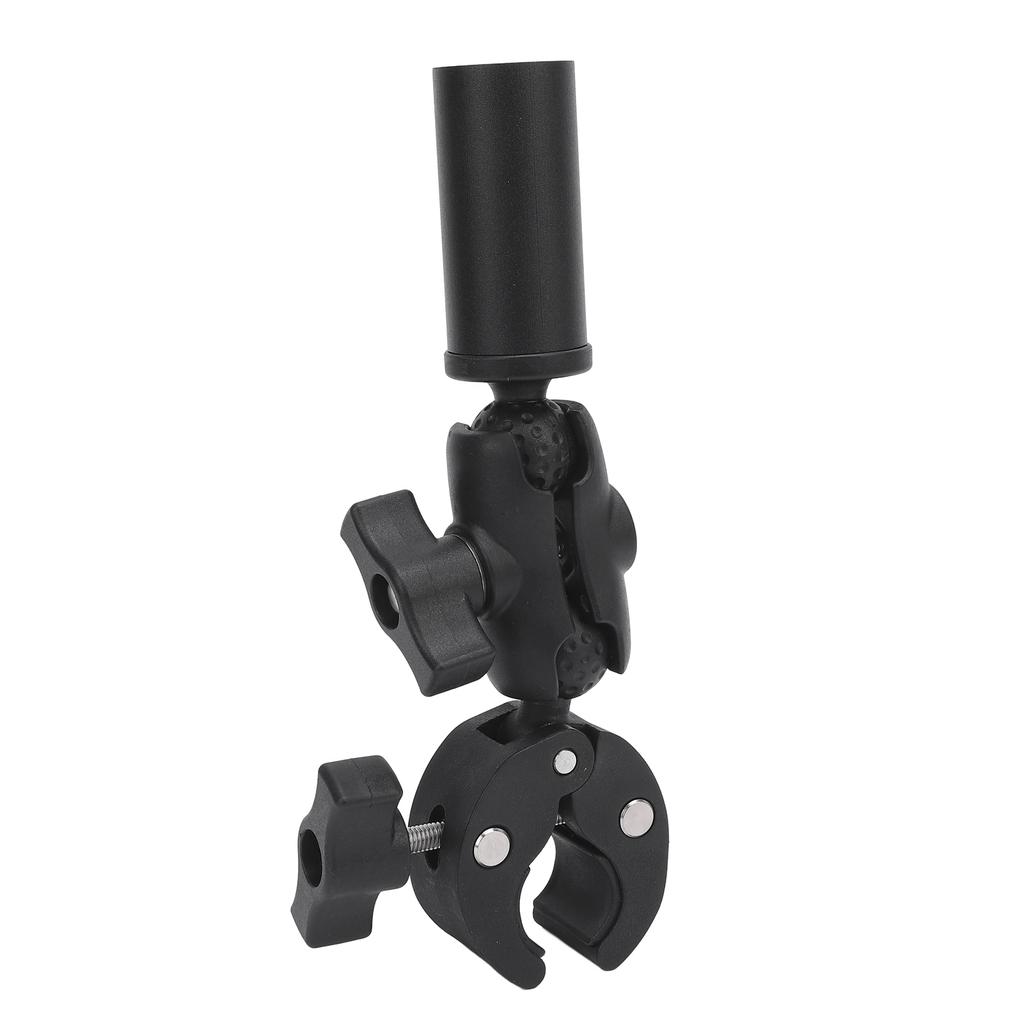 Clamp Mount and Adaptor for Mini Dishy Antenna Aluminum Alloy Adjustable Angle Car RV Ladder Pole