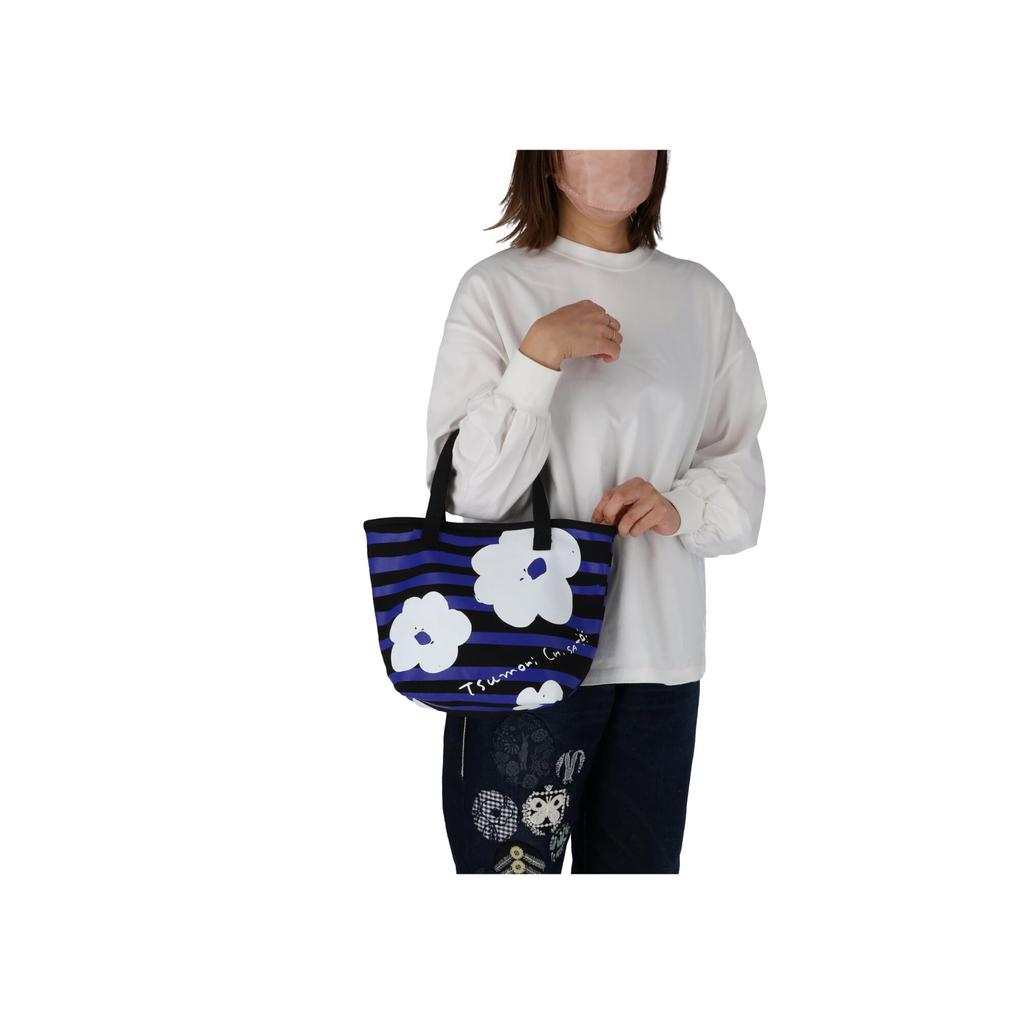 Tsumori Chisato Women's Handbag with Floral Border