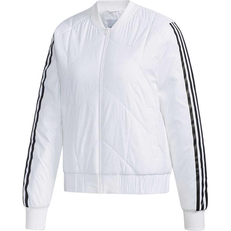 Adidas Neo Casual Comfortable Long Sleeve Jacket Cotton Women Jacket White EI4405