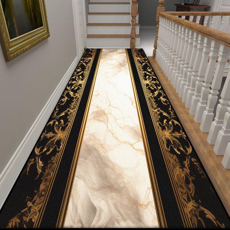 Modern Senior Home Corridor Decoration Carpet Lint-free Large Size Hall Long Rug Soft Hotel Hallway Non-slip Mat Easy Cleaning