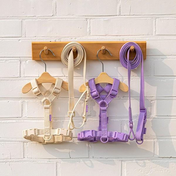 Petrium Light Koşum Köpek Koşumu Göğüs Kayışı Tasma, Mor M