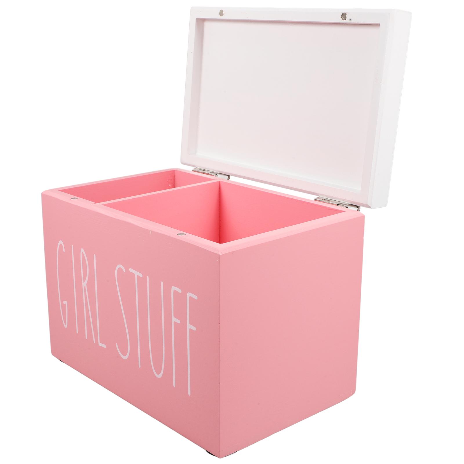 

Коробка для хранения Контейнеры для ванной комнаты, стильные вещи, красивые коробки, держатель для тампонов для мусорных баков с крышками, настольная подставка 20.30X15.80X13.10CM