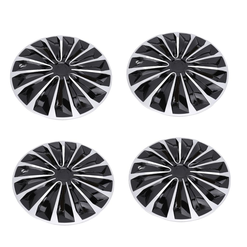 4 szt. 15-calowe Kołpaki Kół Pełne Stylowy Wygląd Dopasowanie do Felgi R15 dla Większości Samochodów Ciężarówek SUV