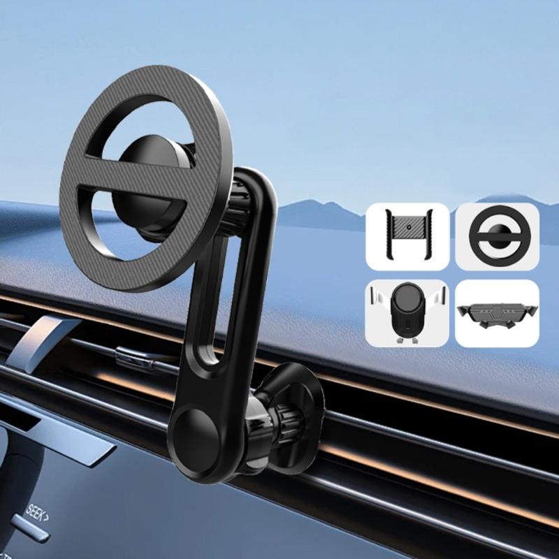 Adjustable Air Outlet Rotating Hook Air Vent Clip for Bracket Phone Stand Car Mount 17mm Joint Ball Head Grip Holder