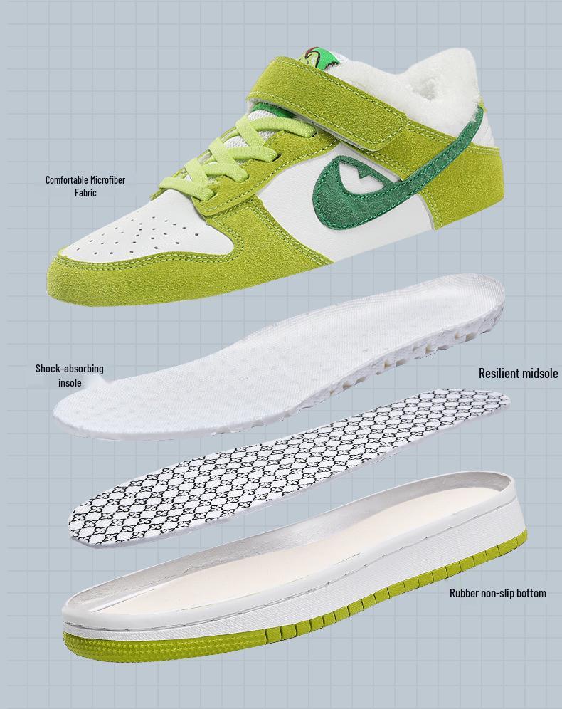 Herbst-/Winter-Freizeit-Sportschuhe für Kinder, mit Samt gefüttert, für Jungen 2026