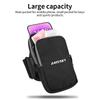 HAISSKY Zipper Reflective Running Armband Bags For iPhone 17 16 Pro Max 17Air 15 Plus Xiaomi Samsung Sports Elastic Wrist Pouch 6