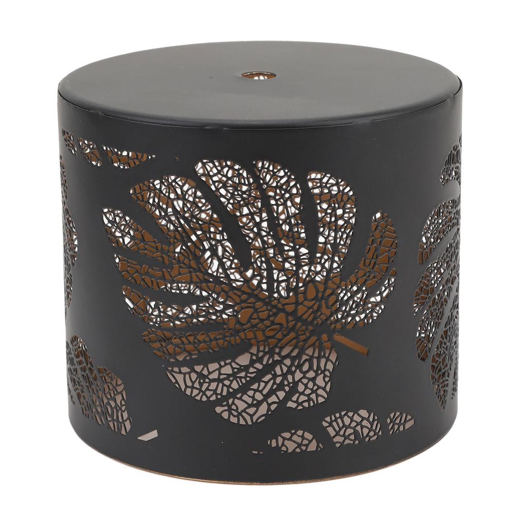 Round Hollow Candle Holder Fireproof Vintage Decorative Candle Stand for Indoor Outdoor Events