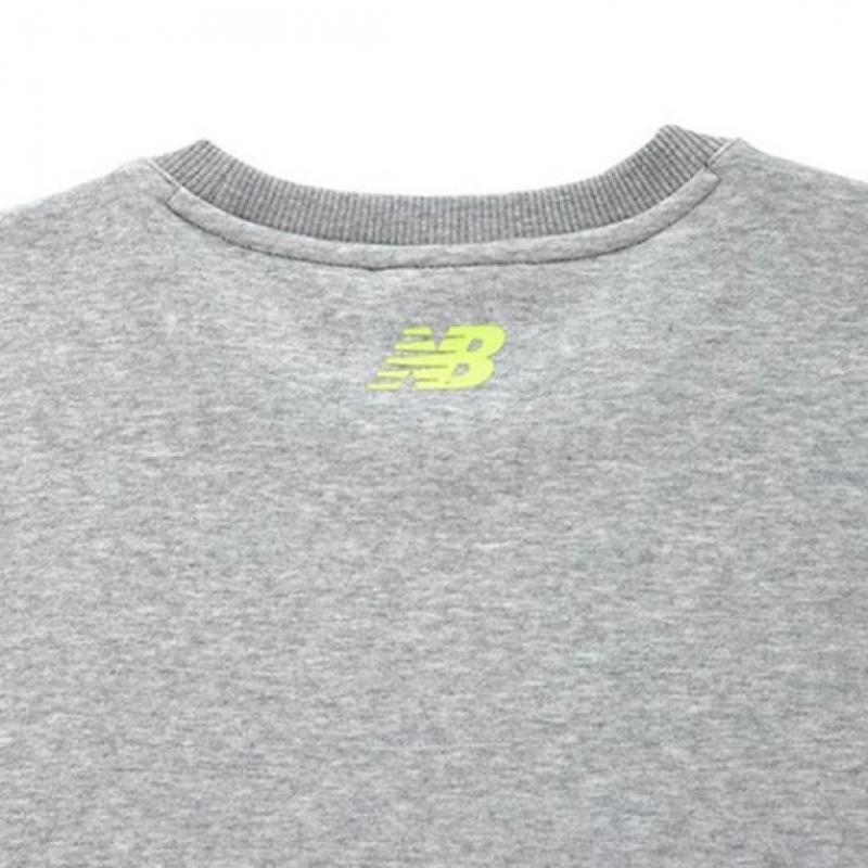 New Balance Half Club  Nbnc942043 Gr Brushed Campus Letter Arch Unisex Long