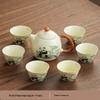 Chaxun Ru Kiln Panda Kung Fu Tea Set