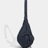 Korean Niche Plaid Drawstring Lightweight Casual Messenger Bag Women'S Lazy Style Show Daily Shoulder Bag