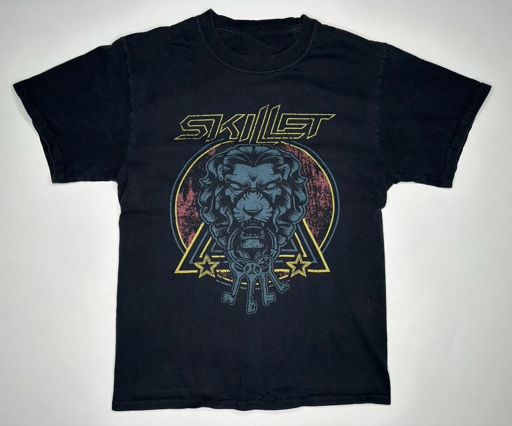 Skillet Band We Walk As Lions Black Cotton T Shirt Full Size S-5XL Unisex T-Shirt S