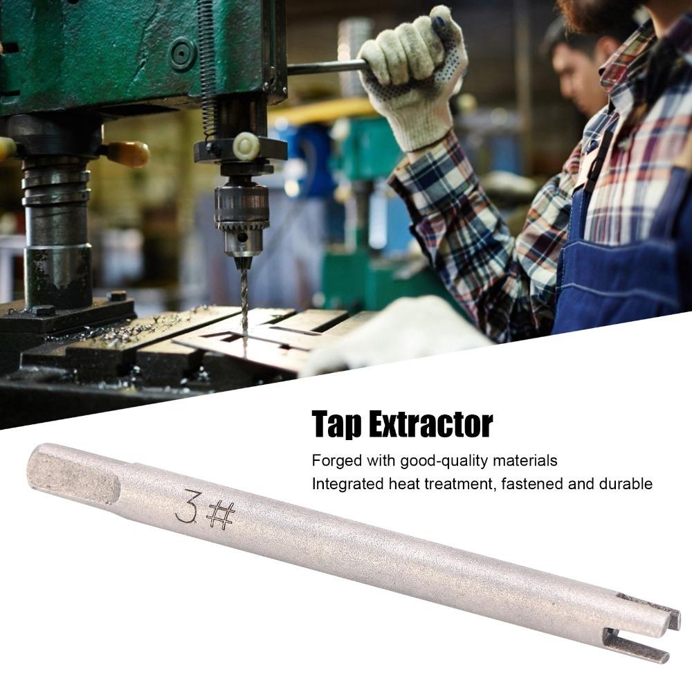 3 Claws Flutes Tap Removal Tool High Speed Steel Thread Extractor Tool  For Workpiece Thread Repair
