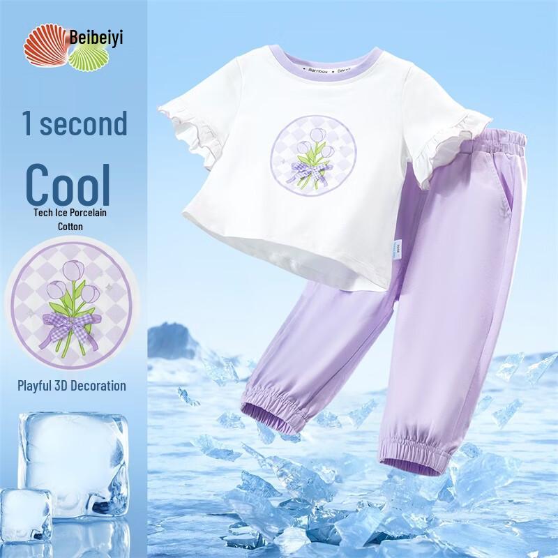 

Girls Cool-Feel T-Shirt & Anti-Mosquito Pants Set 90/52