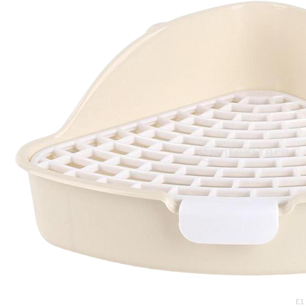 Potty Trainer Bedding Box Indoor with Snap Fastener Easy To Cleaning Pet Toilet for Guinea Pig