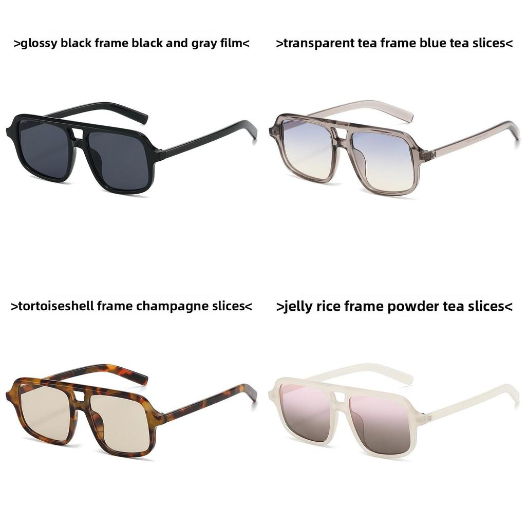 Occhiali da Sole Quadrati Retrò Con Protezione Uv400 Per Attività All'aperto Alla Moda