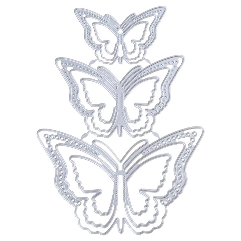 

Butterfly Embossing Cutting Dies Butterflies Embossing Die Cuts for Card Making DIY Scrapbooking Album Paper Crafts 1