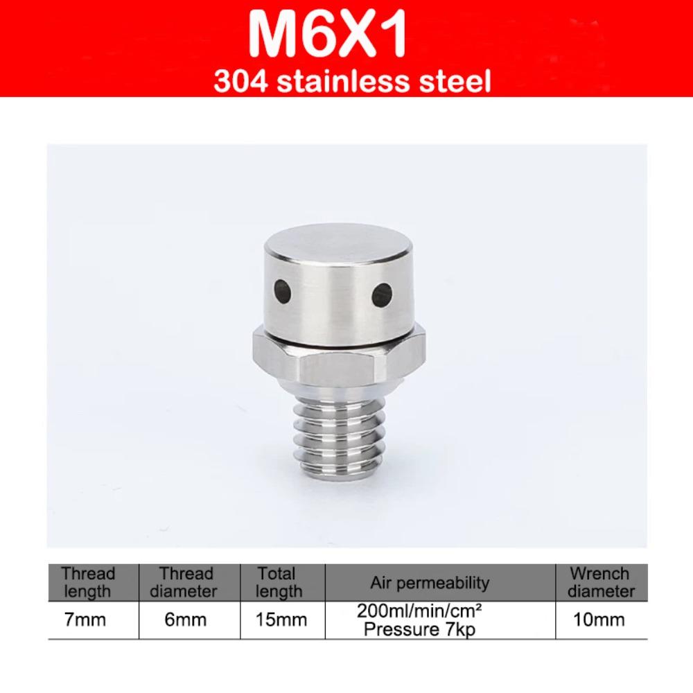 304 Stainless Steel Air Vent Valve Waterproof Breather Vent Valve New Pressure Relief Valve