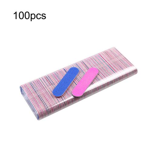 Yousheng 100 Stück Nagelfeilen, doppelseitig, multifunktional, Nagelpflege, Maniküre-Werkzeuge, Nagelkunst-Puffer, Polier- und Schleifwerkzeug für abgestorbene Haut, Nagelzubehör