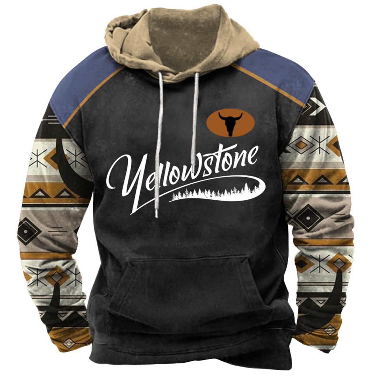 ETST 07 Vintage Heren Hoodie Herfst Oversized Capuchon Sweatshirt 3D Print Streetwear Dagelijks Casual Herenkleding Mannelijke Harajuku Pullover Tops 3XL