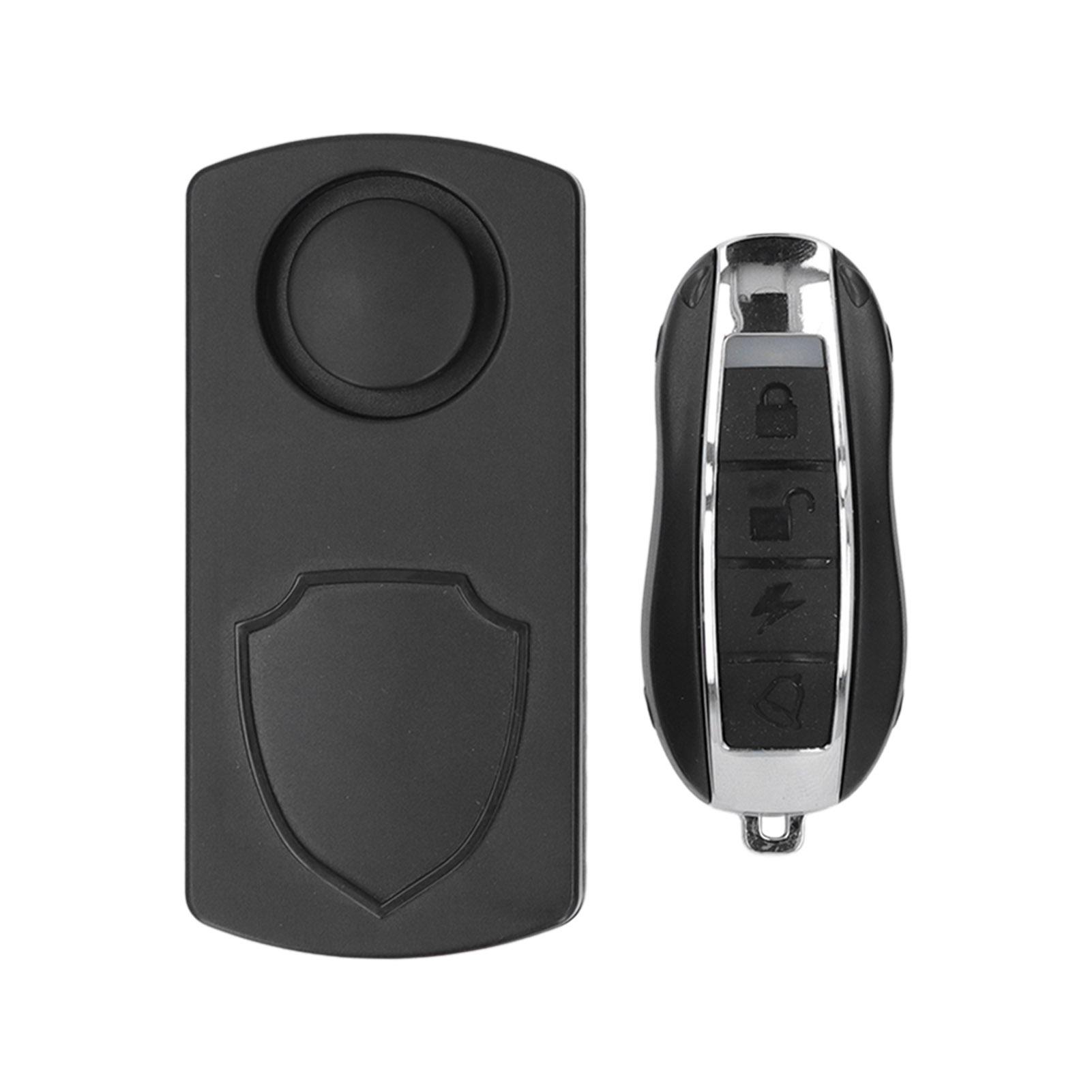 

115 дБ мотоциклетная охранная сигнализация против кражи вибрационный датчик движения 3 звонка звук водонепроницаемый для велосипеда