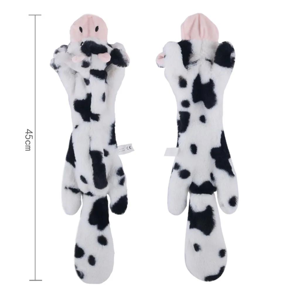 Durable Plush Dog Toy with Squeakers and Crinkle Funny Simulated Animal Squeaky Chew Toy for Interactive