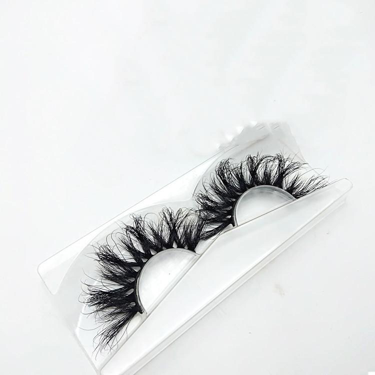 Private Label Fluffy 25mm Mink Eyelash Packaging Box 5d Mink Eyelashes