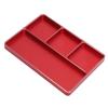 4 Grids RC Screw Tray Metal Repair Tool Organizer Durable Screw Parts Tray  For RC Airplane